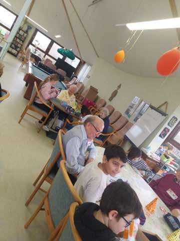 Rencontre intergénérationnelle avec l'école Saint-Henri du Bizet, photo 15 sur 49