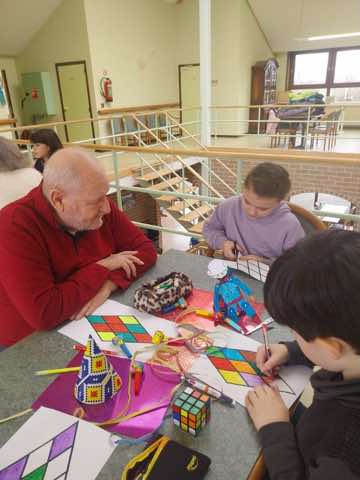 Rencontre intergénérationnelle avec l'école Saint-Henri du Bizet, photo 17 sur 49
