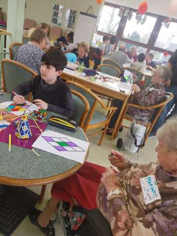 Rencontre intergénérationnelle avec l'école Saint-Henri du Bizet, photo 20 sur 49