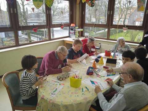 Rencontre intergénérationnelle avec l'école Saint-Henri du Bizet, photo 32 sur 49