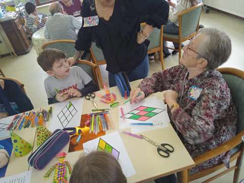 Rencontre intergénérationnelle avec l'école Saint-Henri du Bizet, photo 39 sur 49