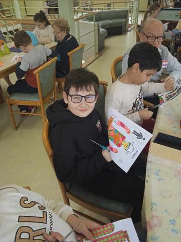 Rencontre intergénérationnelle avec l'école Saint-Henri du Bizet, photo 45 sur 49