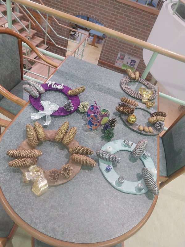 Sortie et bricolage de Noël