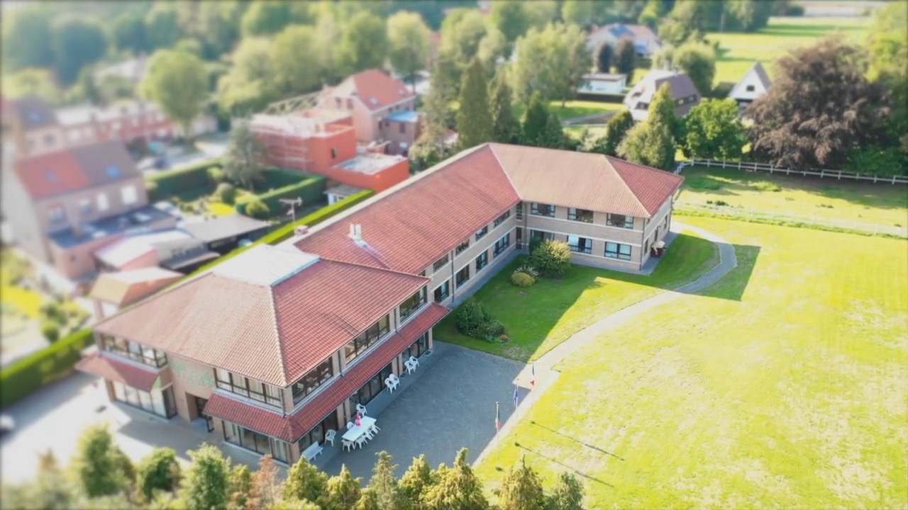 La résidence vue du ciel