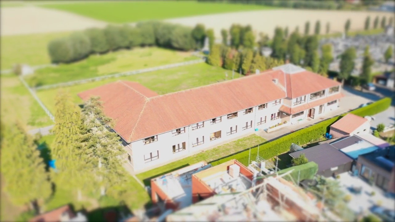 La résidence vue du ciel